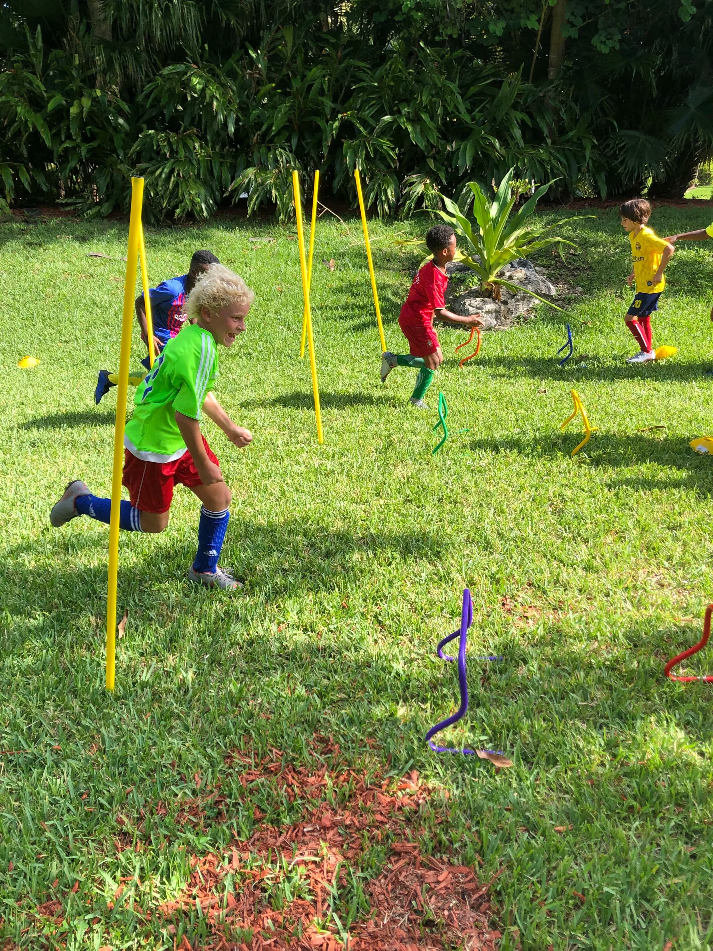 Futprep coaching on the football field